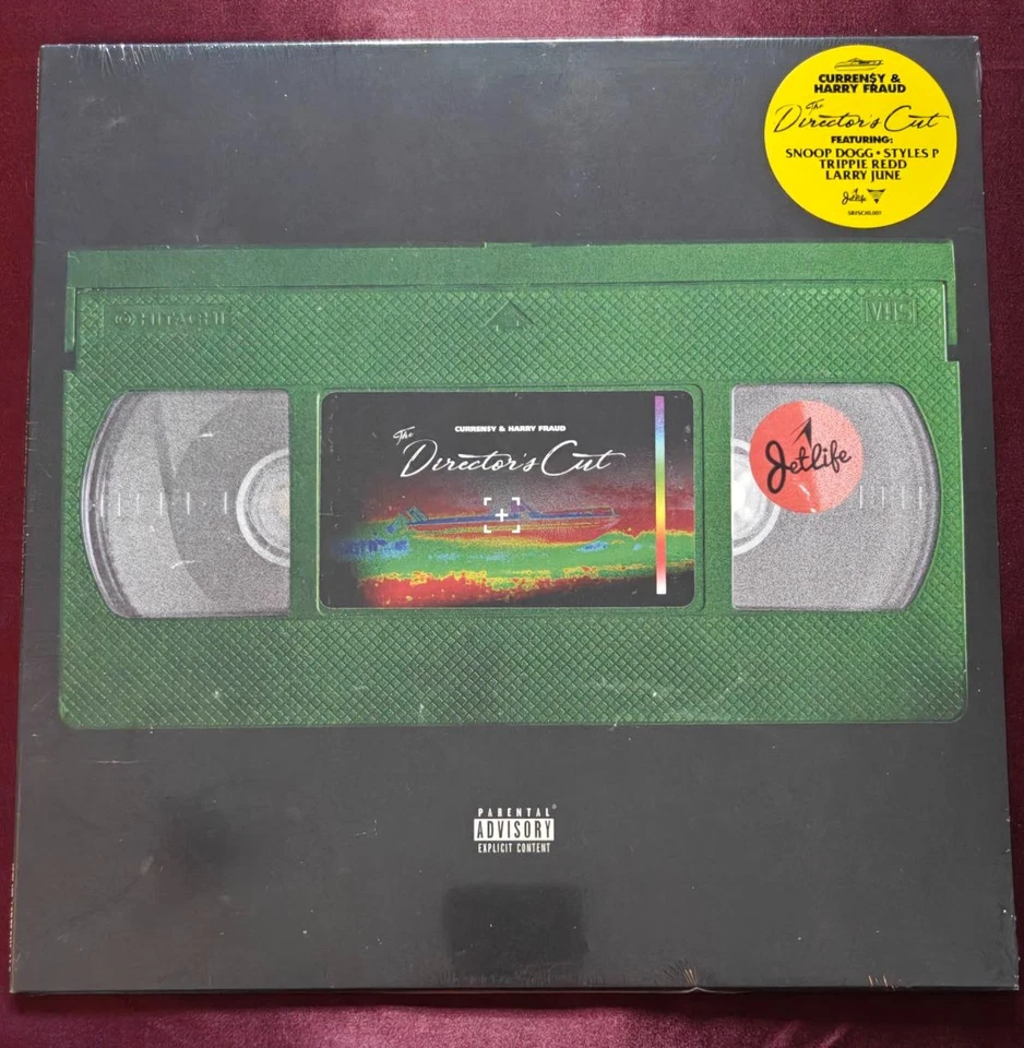 SEALED Curren$y & Harry Fraud – The Director’s Cut LP 🇺🇸 Jet Life SRFSCHL007 - Image 1 of 4