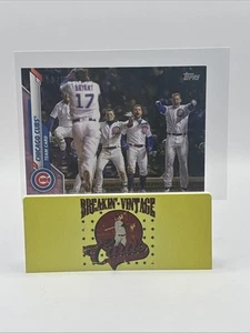 2020 Topps Baseball Chicago Cubs Team Card 13/25 - Picture 1 of 3