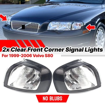 Parachoques delantero para Volvo S80 1999-06 señal de giro luz carcasa Foto 1 de 4