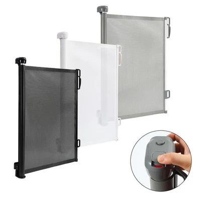 Treppenschutzgitter Absperrgitter Türschutzgitter Kinder Treppenschutzrollo - Bild 1 von 4