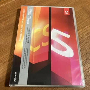 Adobe CS5 Creative Suite 5 Design Premium WINDOWS Academic Student & Teacher - Picture 1 of 4