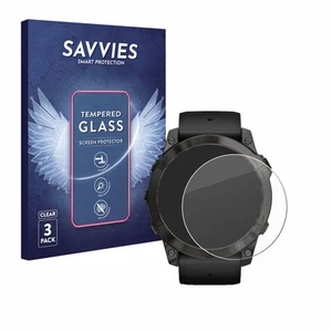 3x Savvies Schutzglas für Garmin Epix Pro (Gen 2) (51 mm) Glas Panzer Display - Zdjęcie 1 z 7