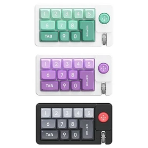 Mechanical Gaming Keyboard Wired Full Hot Swappable Key Number Pads Portable - Picture 1 of 16