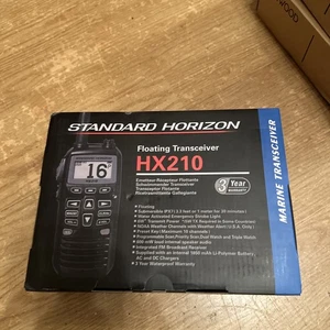 Standard Horizon HX210 6W Floating Handheld Marine VHF Transceiver - Photo 1/3