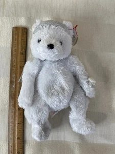TY Beanie Bebés Bebé Peluche Animal Blanco Novia Oso Boda - Imagen 1 de 4