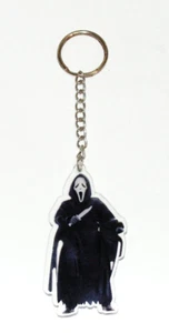 Scarry Movie Keychain Scream Ghostface Fob Key Ring Backpack Charm - Picture 1 of 2