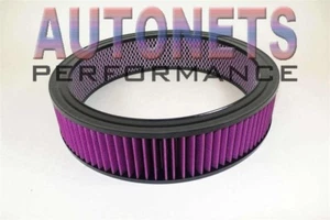 6-3/8"x2-1/2" Round Air Cleaner Washable Reusable Filter Element Shotgun Hilborn - Foto 1 di 1