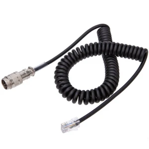 8Pin to RJ-45 Modular Mic Microphone PU Cable Adapter For Yaesu MD-200 MD-100 - Picture 1 of 3