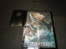 Vintage Clash Of The Titans MGM Pre Movie Promotion Poster from United Artist
