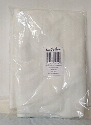 CABELA'S LIGHTWEIGHT COVER-UP FACEMASK/HOOD WHITE. - Image 1 of 3