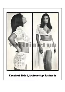 Häkelanleitung. Rock, Shorts, Bolero/Bikini Oberteil. Boho/Festival/Sommer - Bild 1 von 1