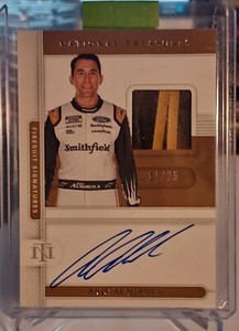 2021 Panini National Treasures Firesuit Signatures Aric Almirola Auto 11/25