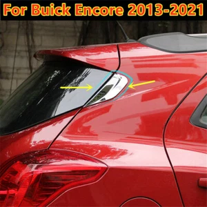 2X Chrome Rear Window Cover Trim For Opel Vauxhall Mokka Buick Encore 2013-2021 - Picture 1 of 3