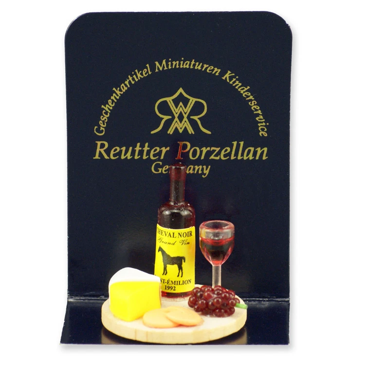 Reutter Porzellan Käse/Wurstbrett Cheese Sausage Dish Puppenstube Dollhouse 1:12 - Bild 1 von 1