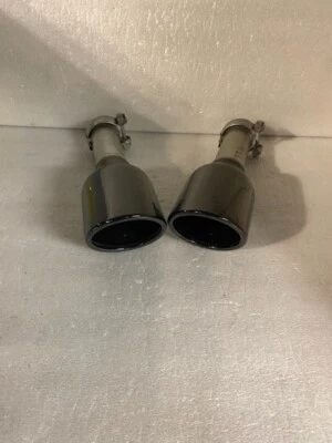 2019-2021 Dodge Ram Black Dual Exhaust 5in Upgraded Dual Exhaust Tips - Image 1 of 3