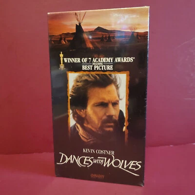 VHS Dances with Wolves - Kevin Costner, Sealed, watermarked *BUY 2 GET 1 FREE* - Image 1 of 4