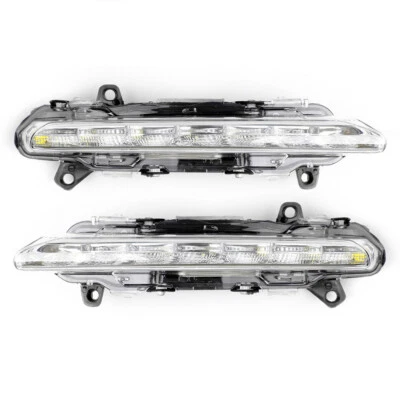Pair Daytime Running Fog Light LED R+L For MERCEDES S-Class 09-13 W221 S350 S500 - Image 1 of 4