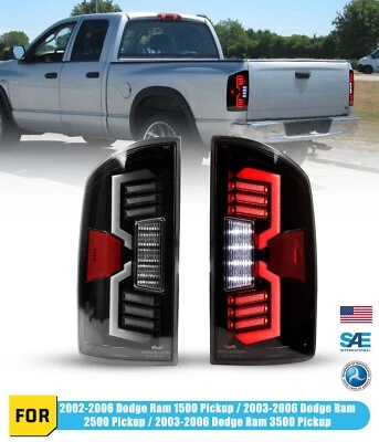 Sequential Tail Lights For Dodge Ram 2002-2006 1500 / 2003-2006 2500 3500 Pickup - Image 1 of 4