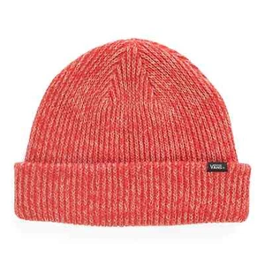 Vans Core Basics Beanie Molten Lava Red 6UA Unisex Cuffed Knit Cap Hat One Size - Picture 1 of 3