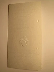 KDStV Normannia Karlsruhe - 1979 - 89. Stiftungsfest Einladung / Studentika - Picture 1 of 3