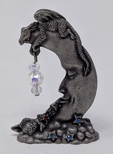 Vintage 1989 Pewter Moon Wizard Dragon Dreams Vincent Gallo - Bild 1 von 8