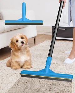 Teppichrechen zur Tierhaarentfernung, verstellbarer Griff Teppichrechen Katze Hund Haare R... - Bild 1 von 6