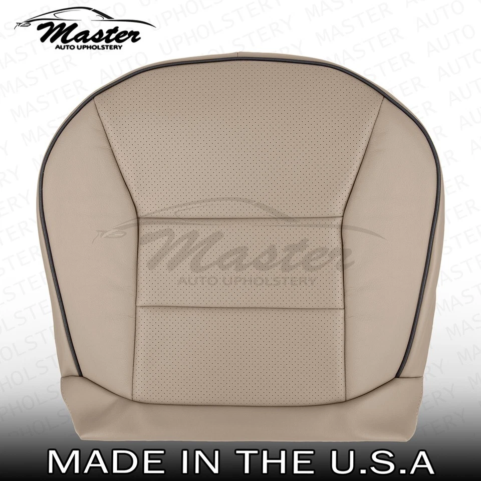 Se adapta a la parte inferior del conductor Land Rover Discovery 1999-2002 Bahama Perf. Funda de asiento de vinilo Foto 1 de 4