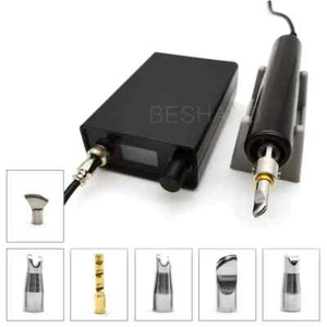 Leather Edging Creasing Machine Electric Creaser Linear Tool Iron Tips Optional - Picture 1 of 53