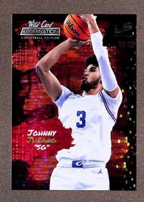 2021-22 Wild Card #LS-14 Johnny Juzang Orange Light Show /10 Rookie - Image 1 of 3