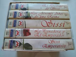 Sissi Emperatriz Coleccion 4 Peliculas Romy Schneider - 4 x VHS Español - Imagen 1 de 6