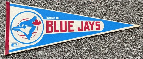 Vintage Toronto Blue Jays Pennant 1980s Cover