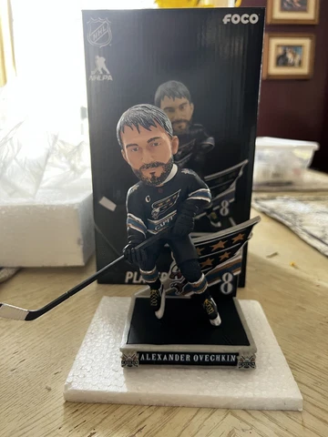 Alex Ovechkin FOCO Capitals Reverse Retro Jersey Bobblehead Ltd Ed 72 Rare Cover