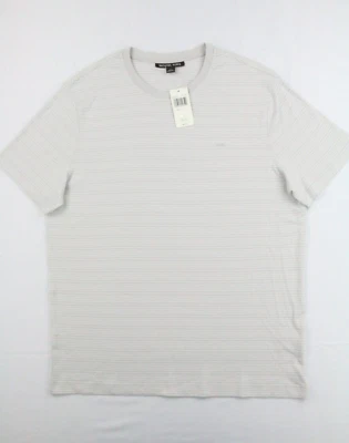 CAMISETA MICHAEL KORS HOMBRE Gris Claro Espagueti RAYAS CUELLO REDONDO MANGA CORTA L Foto 1 de 4