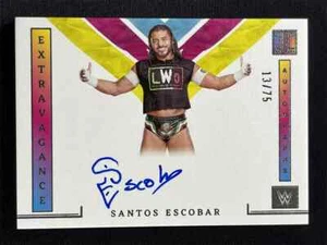 Autógrafos Panini Impeccable Santos Escobar 2023 #EA-SES Extravagancia Auto 13/75 - Imagen 1 de 2