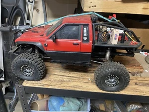 1/10 Traxxas Trx-4 Toyota Truck Body 1/10 Scale Crawler Winch Custom 4x4 - Picture 1 of 24