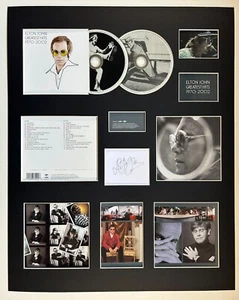 ELTON JOHN - Signed Autographed - GREATEST HITS 1970-2002 - Display Super Deluxe - Picture 1 of 1
