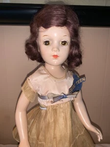 So Pretty!! Vintage 17” R&B Debu’teen All Composition All Original Doll - Picture 1 of 16