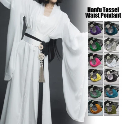 Hanfu Borla Cintura Colgante Presión Falda Colgante Regalo Accesorios Decoración Hogar Foto 1 de 4
