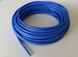 Funda fibra de vidrio silicona flexible protección alta temperatura azul 2.5 mm - Imagen 1 de 1