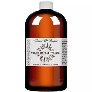 Vanilla facial toner hydrosol 100% pure cleansing hydrating spray locs body face - Picture 1 of 15