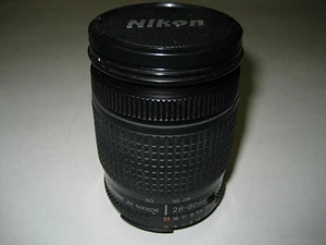 Nikon AF Nikkor 28-80mm 1:3.5-5.6 D 58mm Lens - Picture 1 of 7