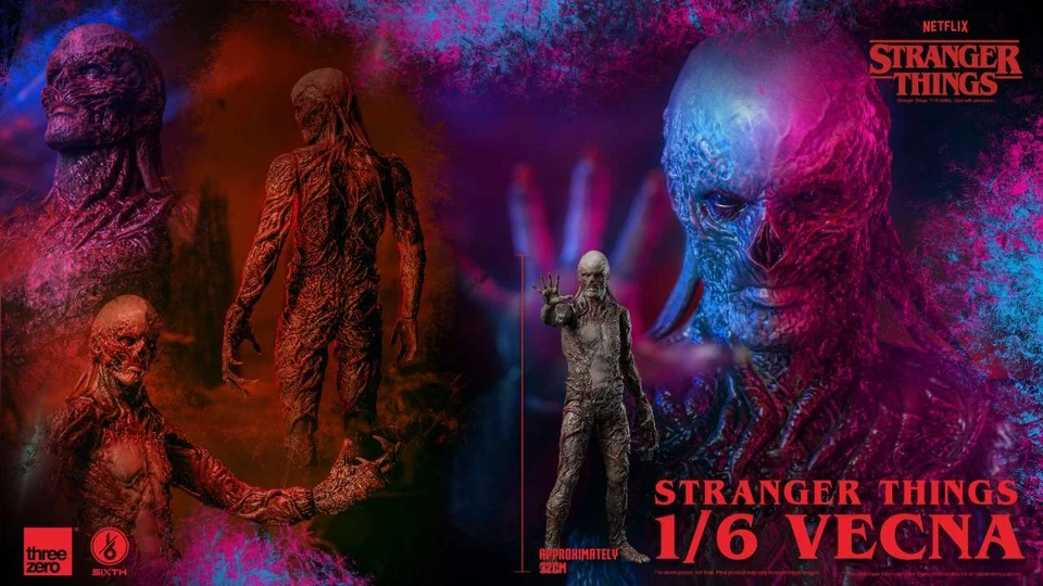 Threezero 3Z05130W0 1/6 Stranger Things Vecna 12.5" Action Figure Toy
