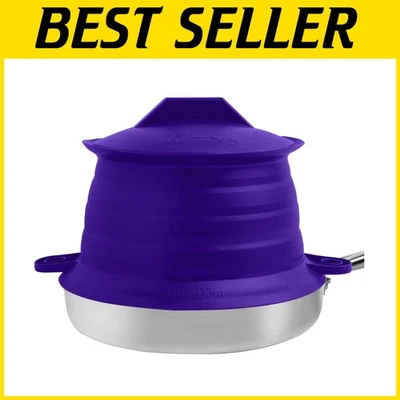 Adjustable Silicone Splatter Guard – Microwave Safe for 8 and 10 Inch Cookware - Image 1 of 4