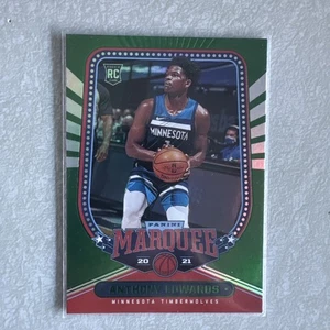 2020-21 Panini Chronicles Marquee Green #254 Anthony Edwards RC - Picture 1 of 2