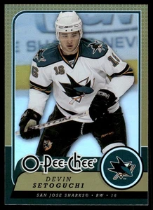 2008-09 O-Pee-Chee Gold Devin Setoguchi San Jose Sharks #96 - Picture 1 of 2