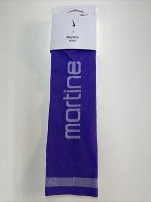 Nike x Martine Rose Sheer Knee High Purple DR9995 550 Women's Socks New Rare - Image 1 of 4