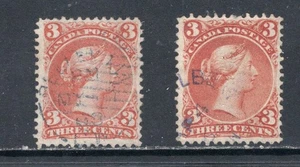 Kanada - große Königinnen (2) gebraucht sehr schön, CDS gestempelt, CV 85 $ (2024, UT), siehe Beschr. - Bild 1 von 2