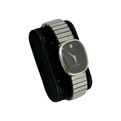 Vintage Longines Ref. 528 17J 10KGF Diamond Accent Watch ~ Work/Missing Crown - Image 1 of 4