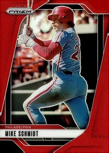 Panini Prizm #50 Mike Schmidt Red Prizms #/299 2025 - Imagen 1 de 2