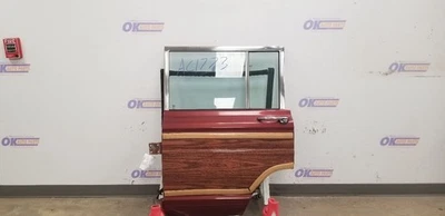 86 JEEP GRAND WAGONEER DOOR ASSEMBLY REAR LEFT DRIVER MAROON - Imagem 1 de 4